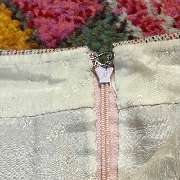 Celine A-Line Skirt Wool with pleats - Picture 4 of 12